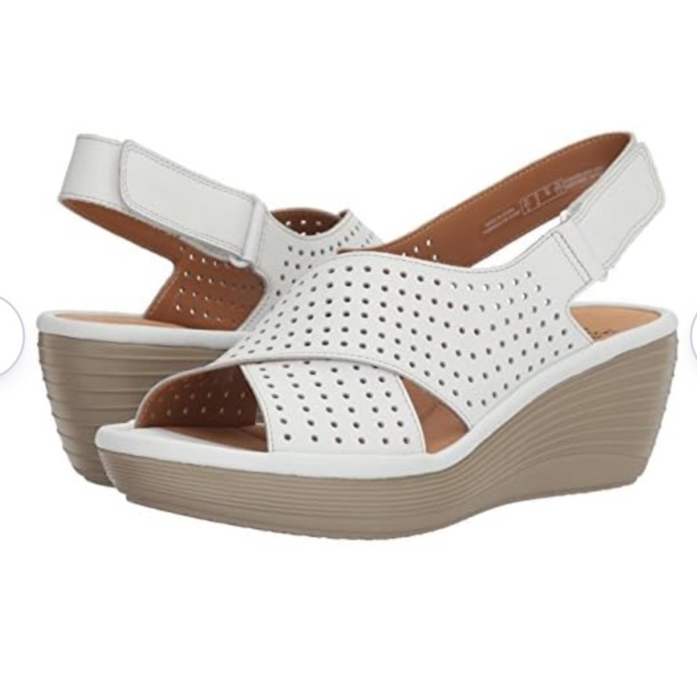 Clarks Women's Reedly Variel Wedge Sandal 9.5